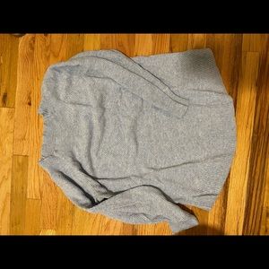 Light blue waffle sweater LOFT